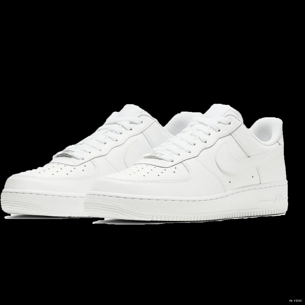 1 Low White Air Force '07' Triple Nike 0526